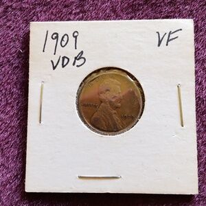 1909 VDB Wheat Penny VF